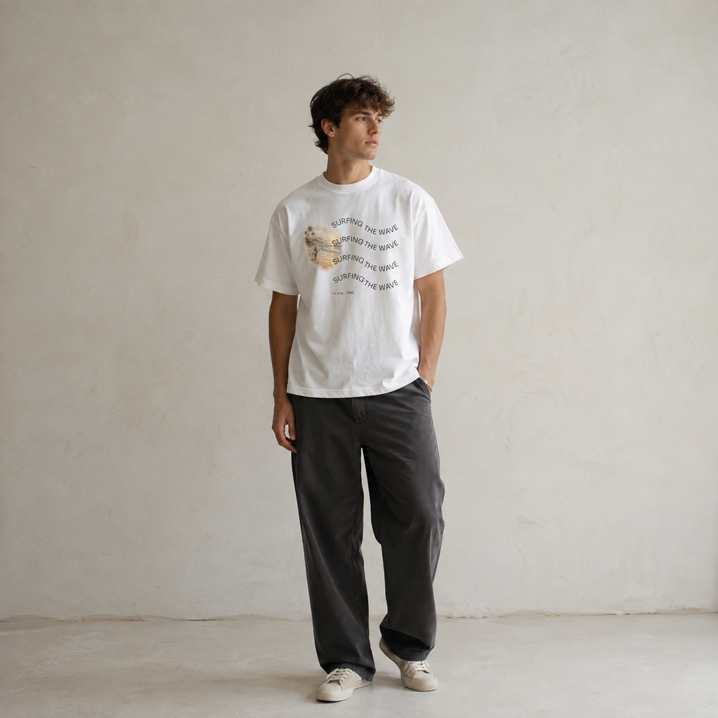 Surfing the Wave Heavyweight T-Shirt