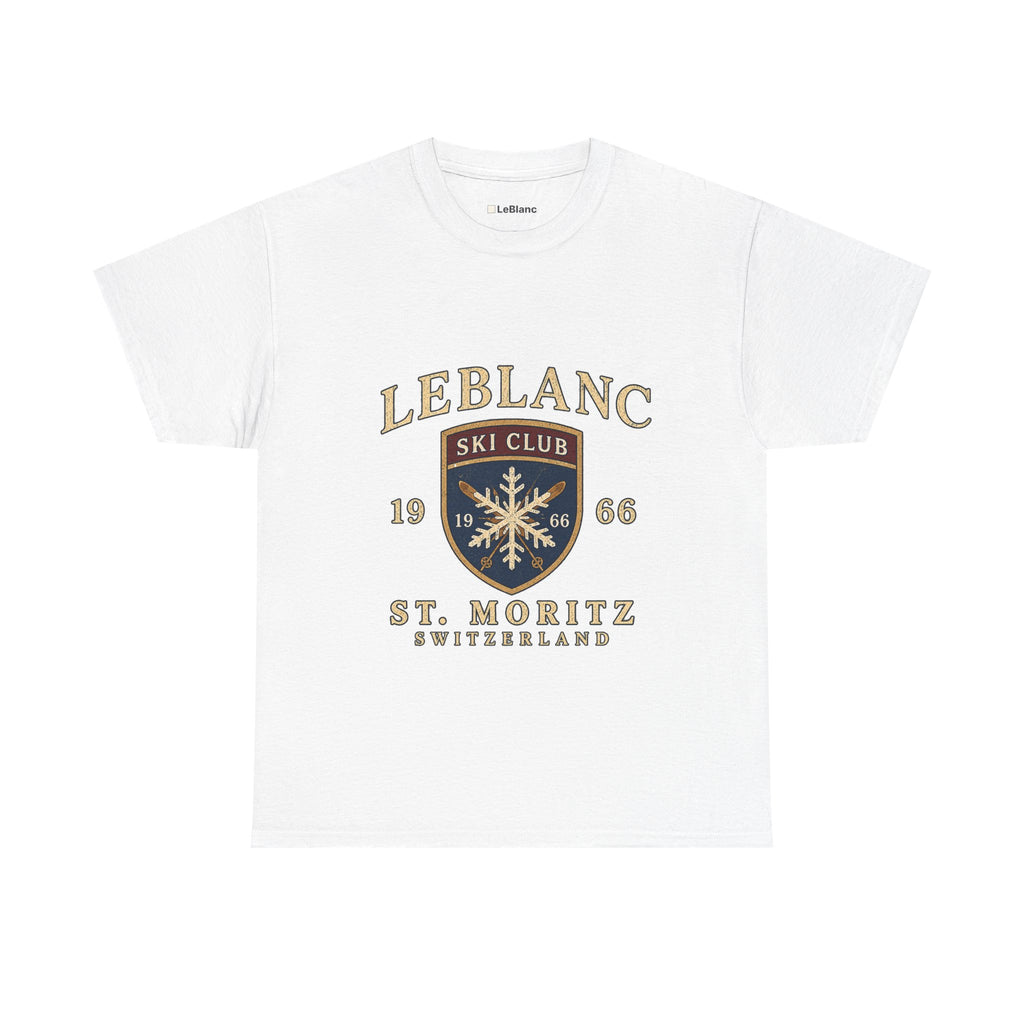 St. Moritz Ski Club 1966 Heavyweight T-Shirt