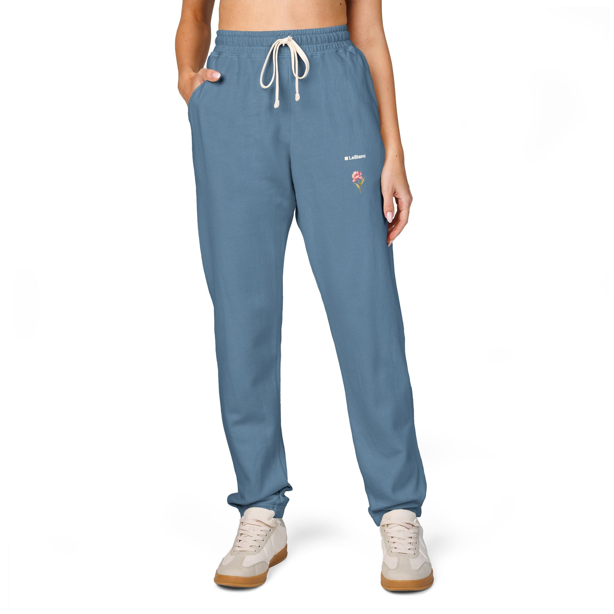 Rose Garment-Dyed Fleece Joggers