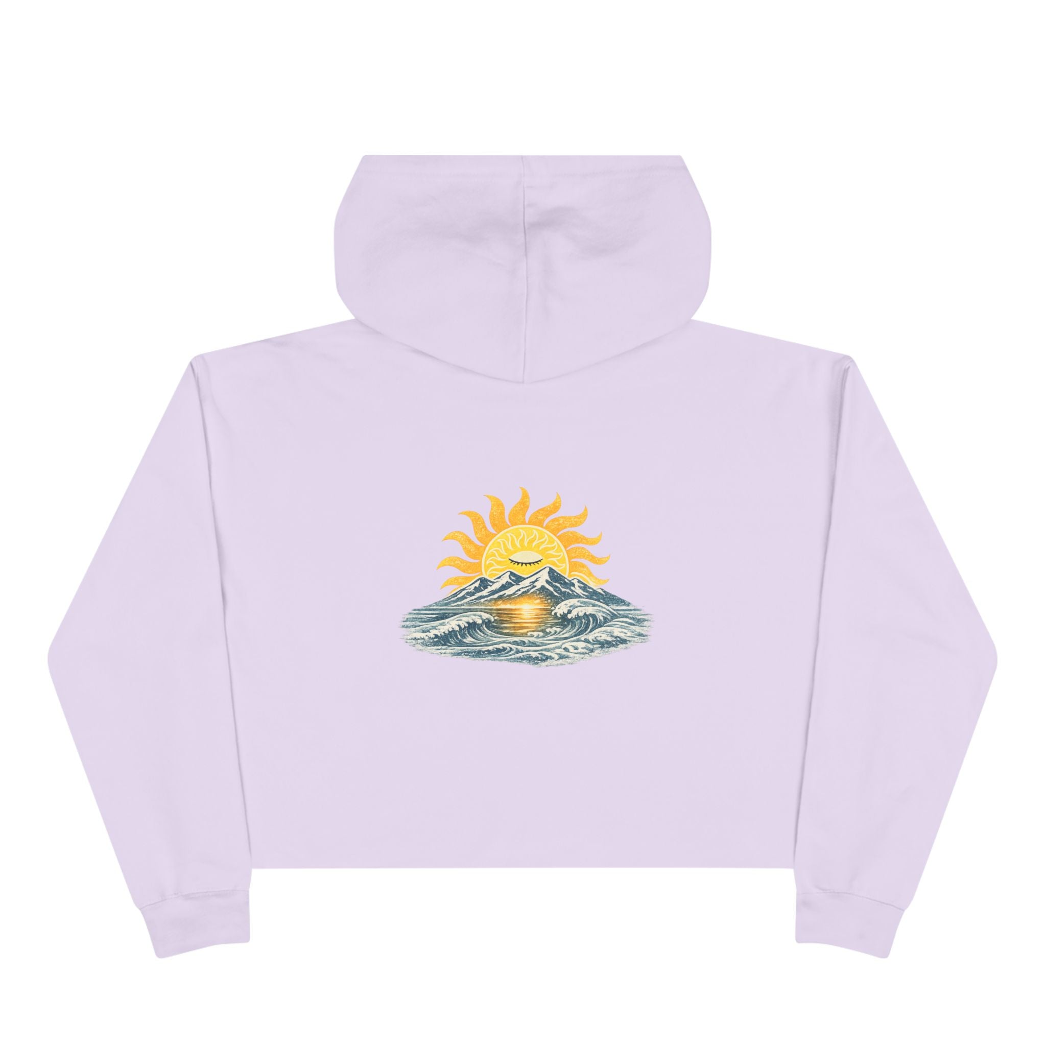 Alpine Sunrise Women's Cropped Hoodie