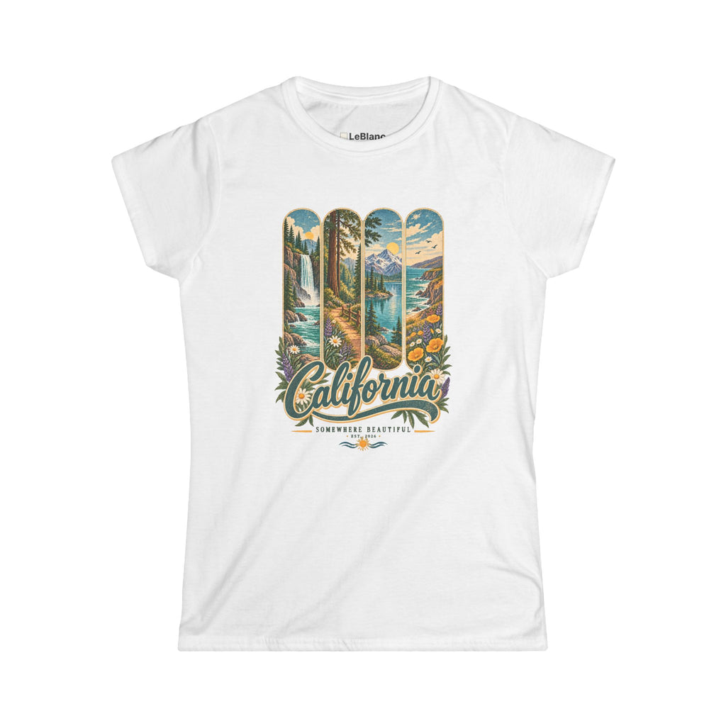 California Somewhere Beautiful Women's T-Shirt