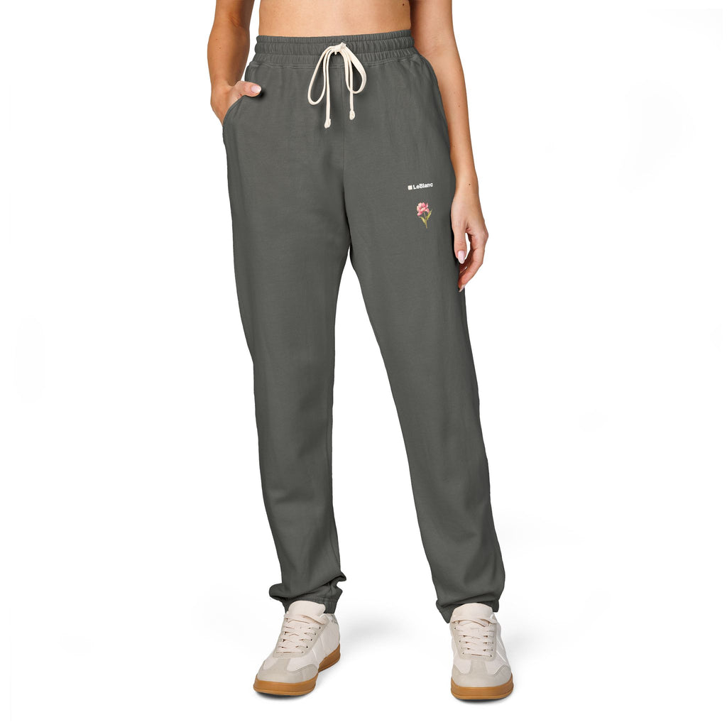 Rose Garment-Dyed Fleece Joggers