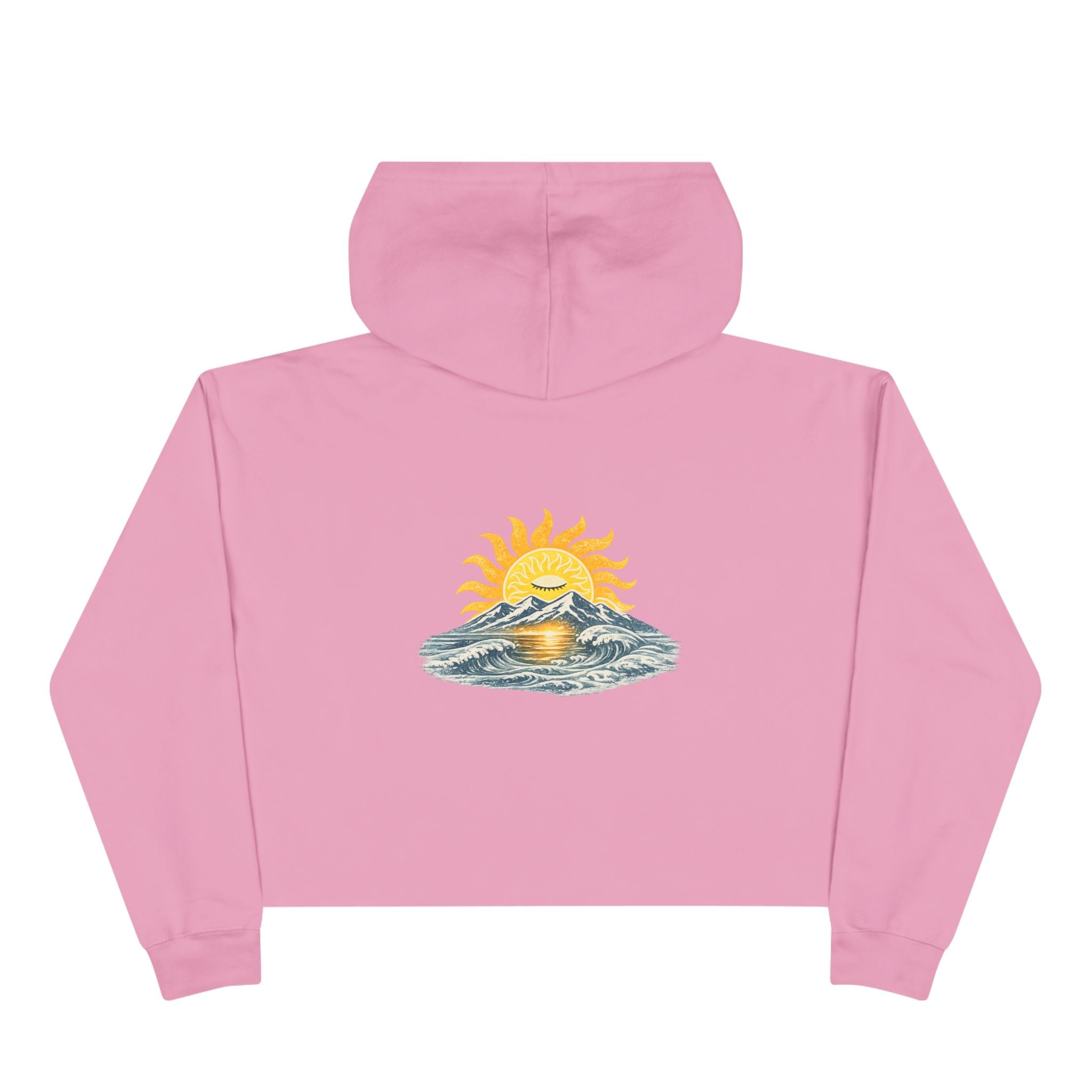 Alpine Sunrise Women's Cropped Hoodie