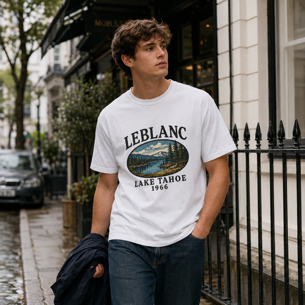 Lake Tahoe 1966 Heavyweight T-Shirt