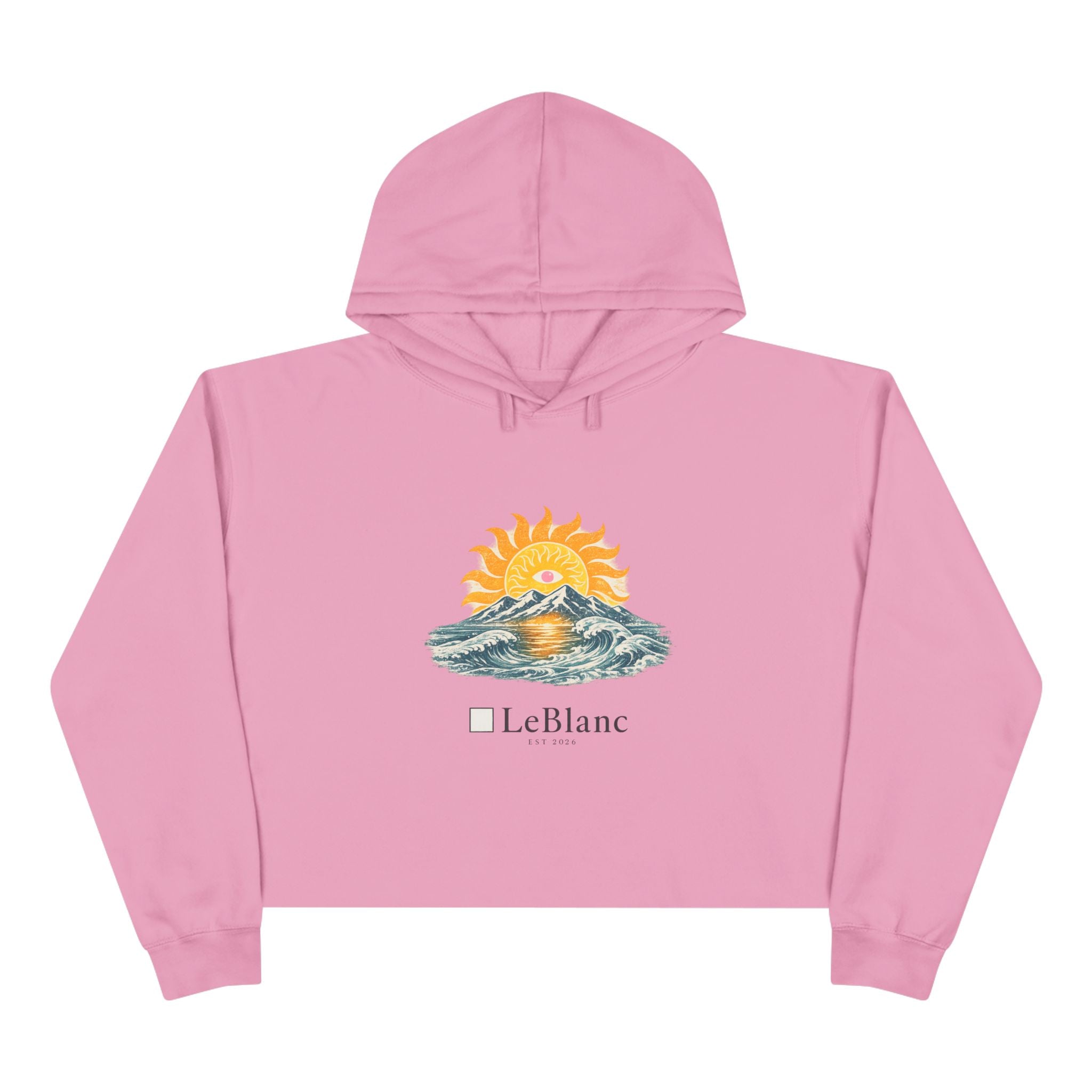 Alpine Sunrise Women's Cropped Hoodie