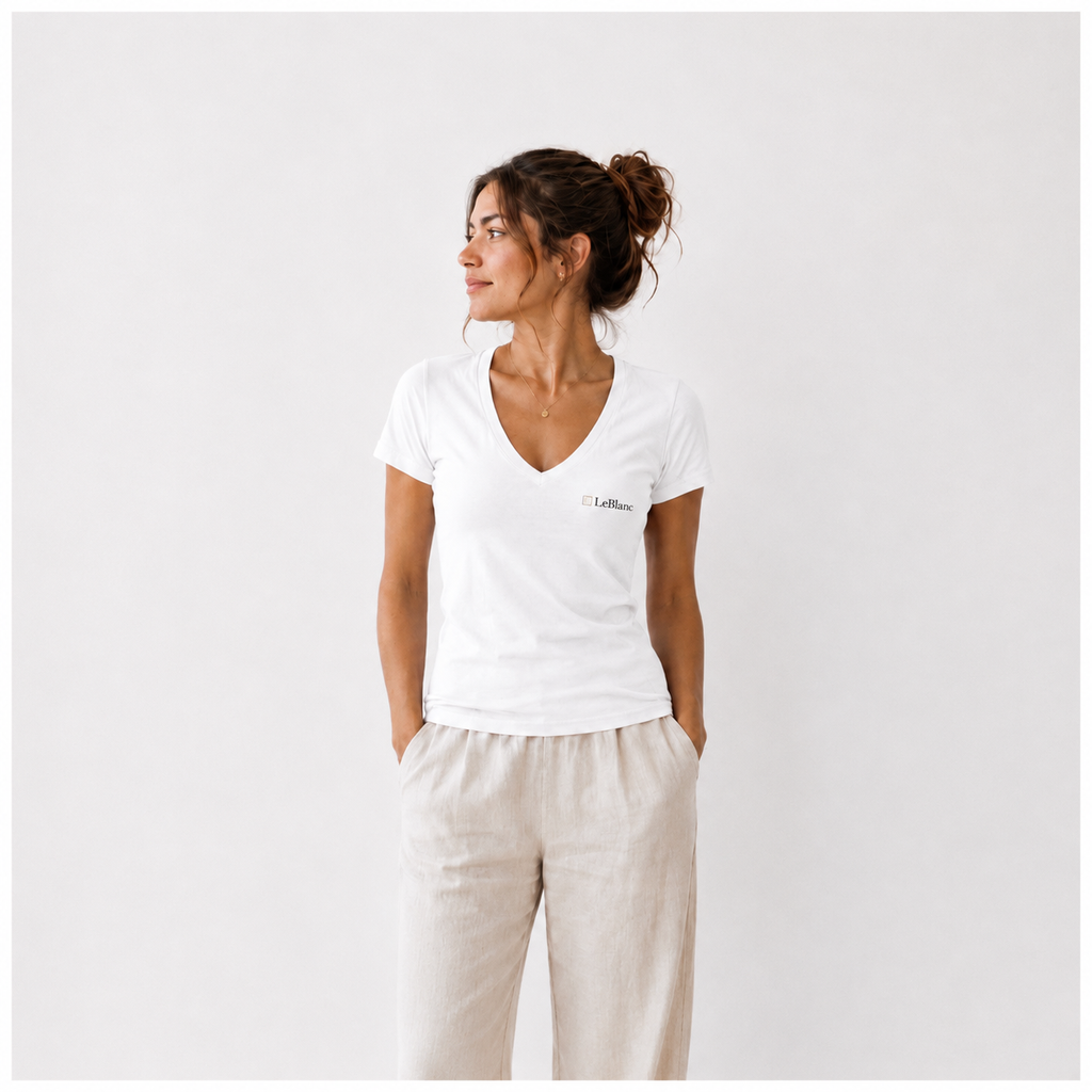 LeBlanc Women's Essential V-Neck T-Shirt