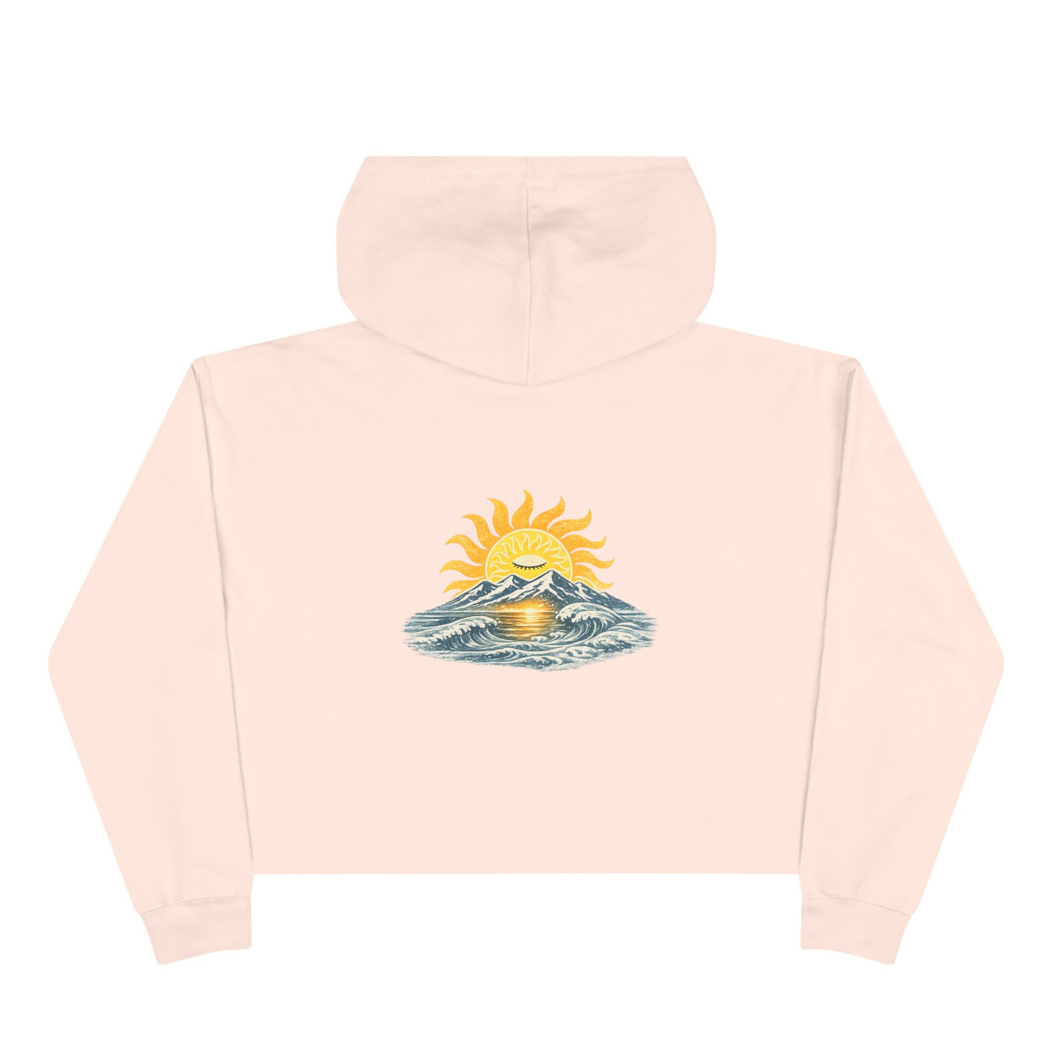Alpine Sunrise Women's Cropped Hoodie