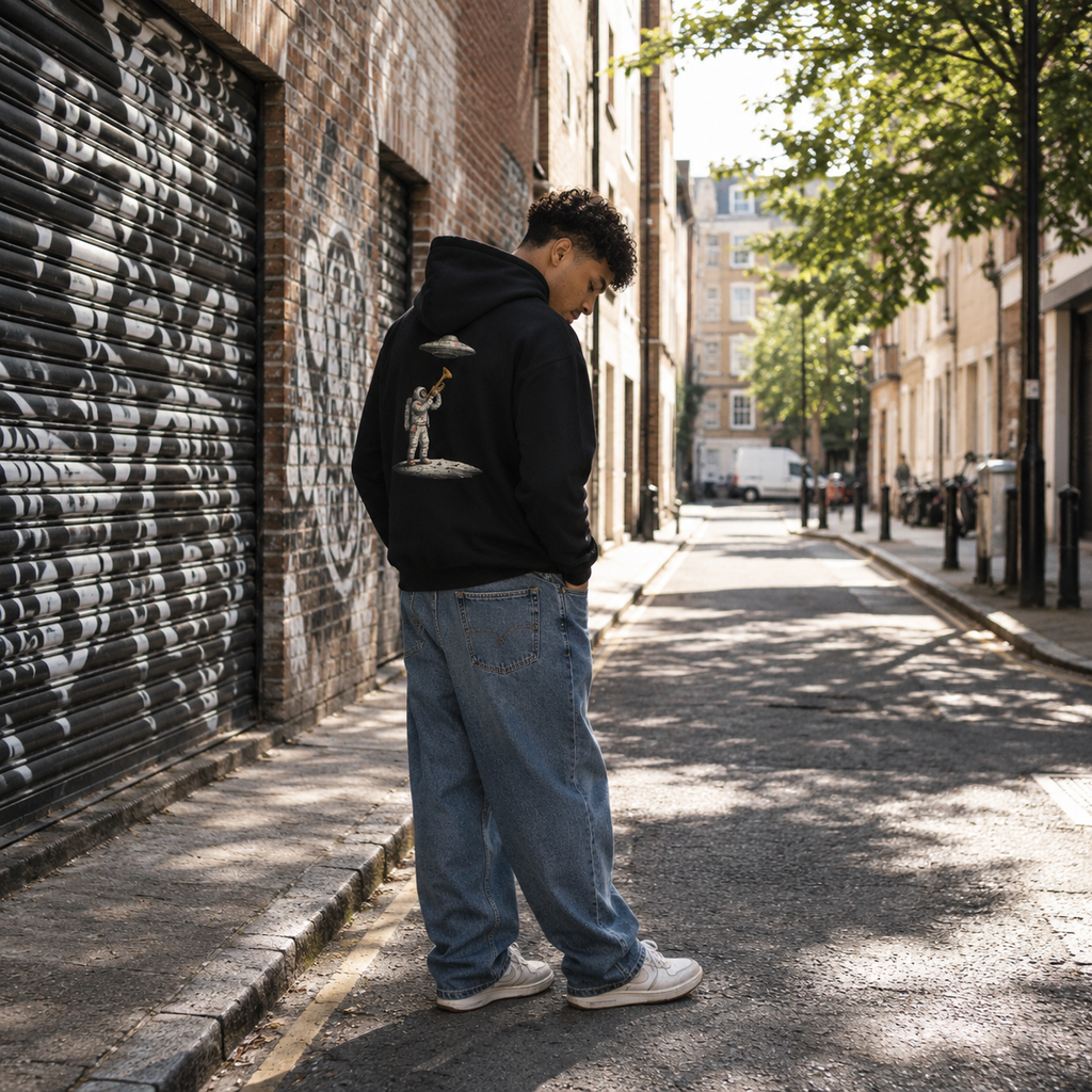 No Sound in Space Heavyweight Hoodie