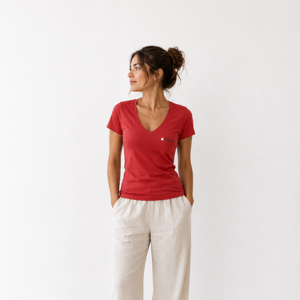 LeBlanc Women's Essential V-Neck T-Shirt