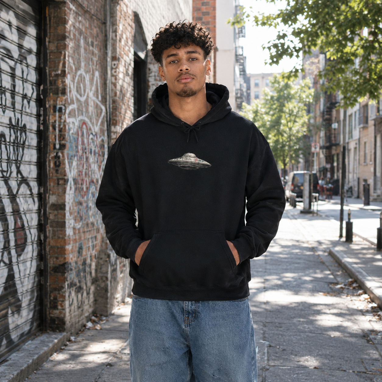 No Sound in Space Heavyweight Hoodie