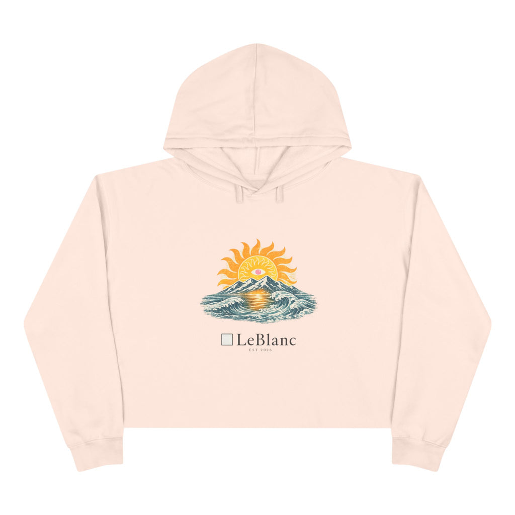 Alpine Sunrise Women's Cropped Hoodie