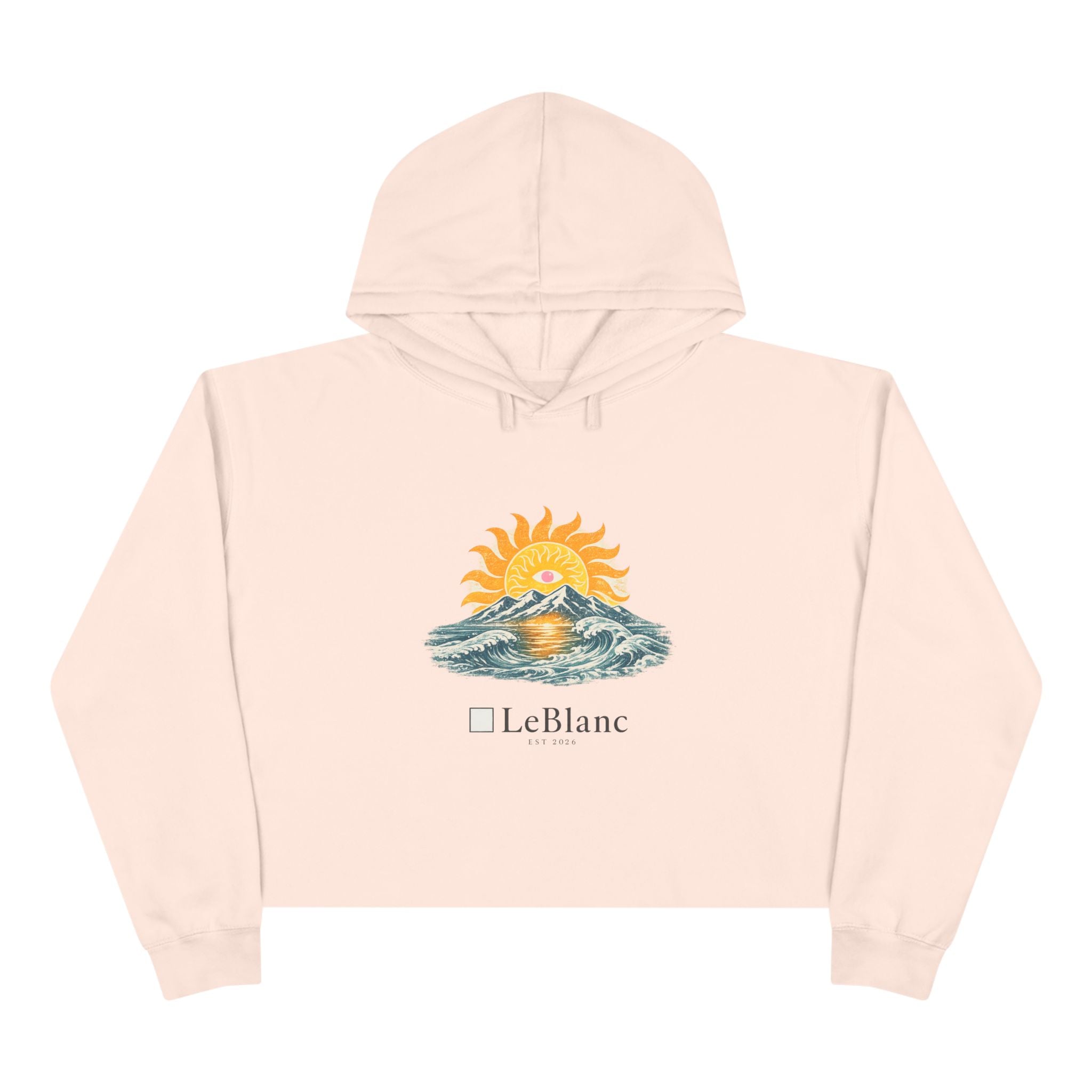 Alpine Sunrise Women's Cropped Hoodie