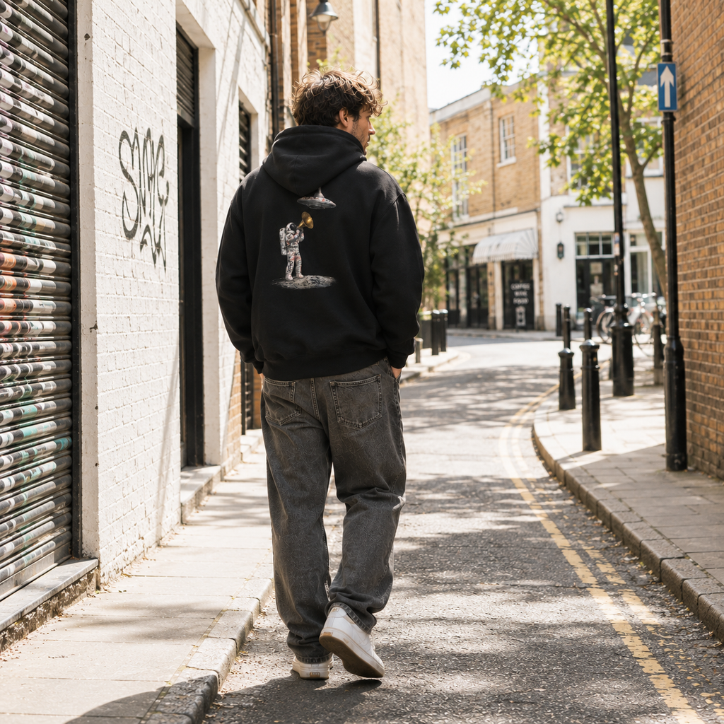 No Sound in Space Heavyweight Hoodie