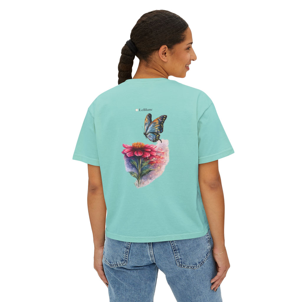 Boxy Cropped Heavyweight Women's T-Shirt