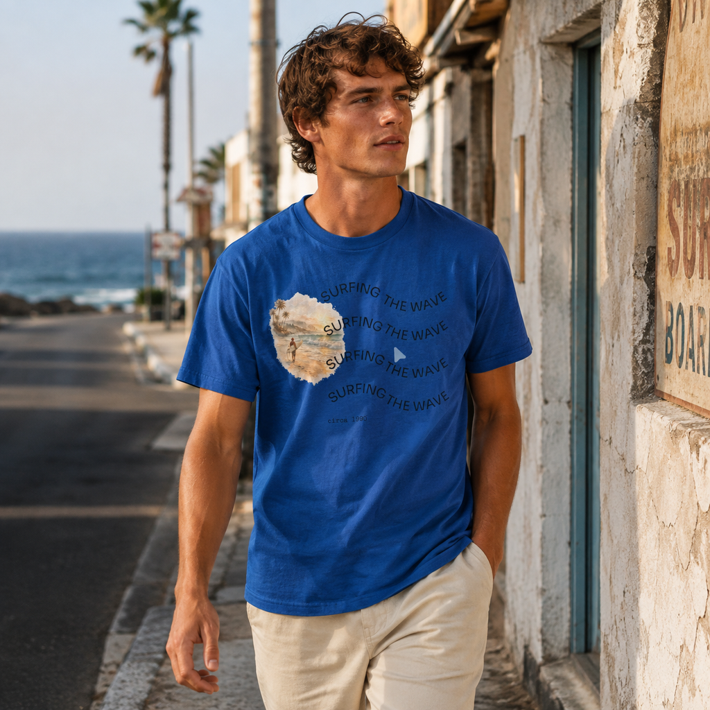 Surfing the Wave Heavyweight T-Shirt
