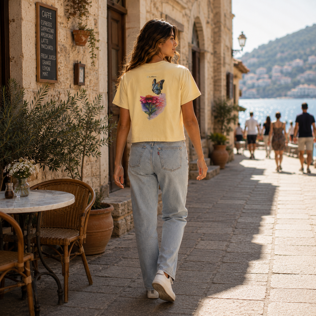 Boxy Cropped Heavyweight Women's T-Shirt