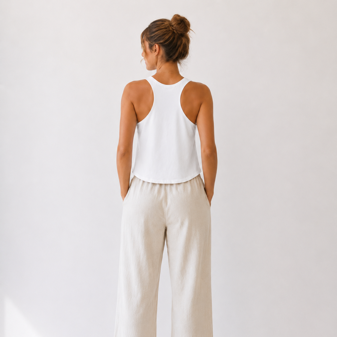 Alpine Sunset Women's Racerback Cropped Tank
