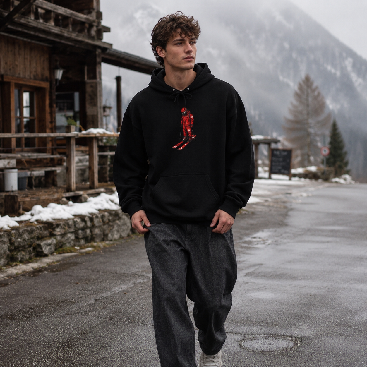 Lost in the Mountains Heavyweight Hoodie