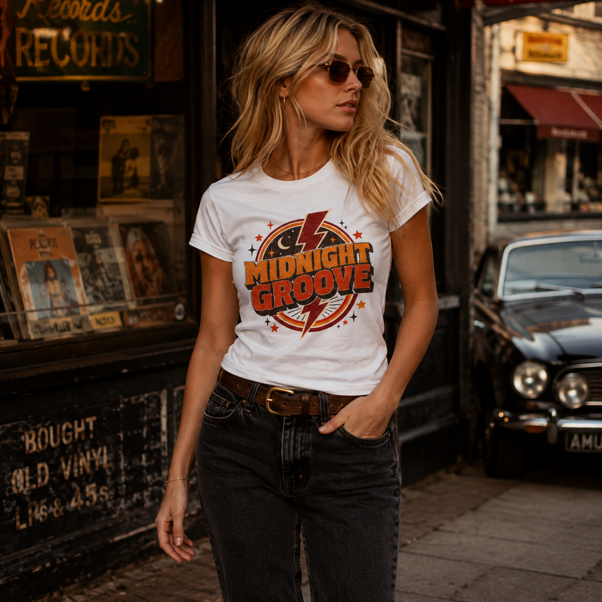 Midnight Groove Women's T-Shirt