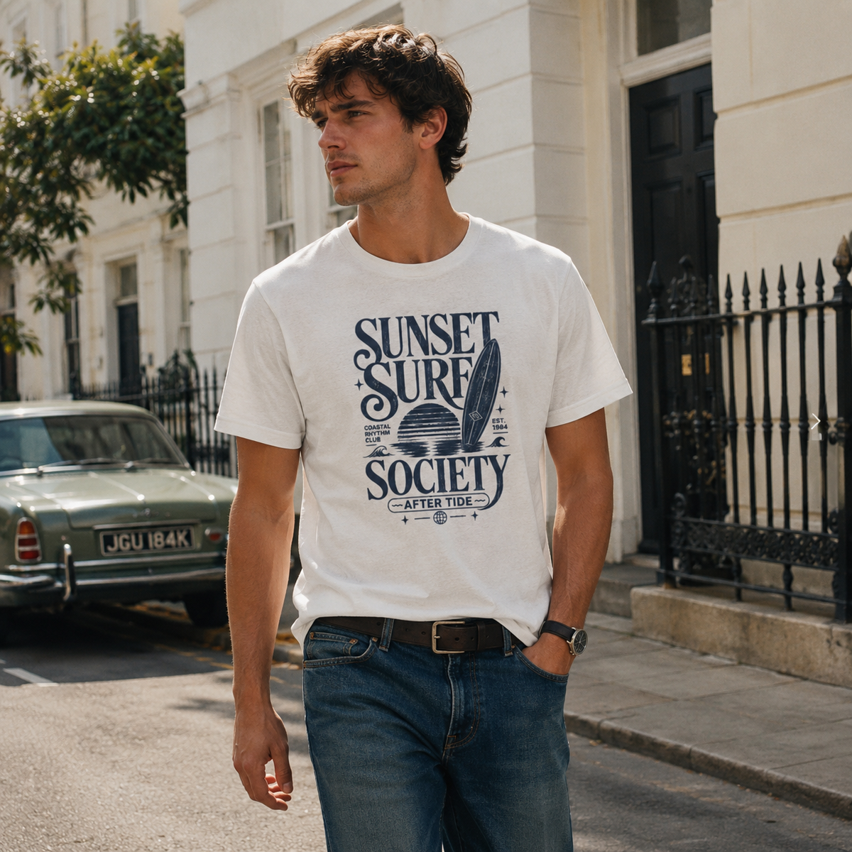 Sunset Surf Society Heavyweight T-Shirt