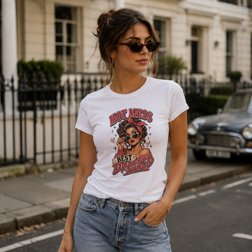 Hot Mess Best Dressed Women's T-Shirt