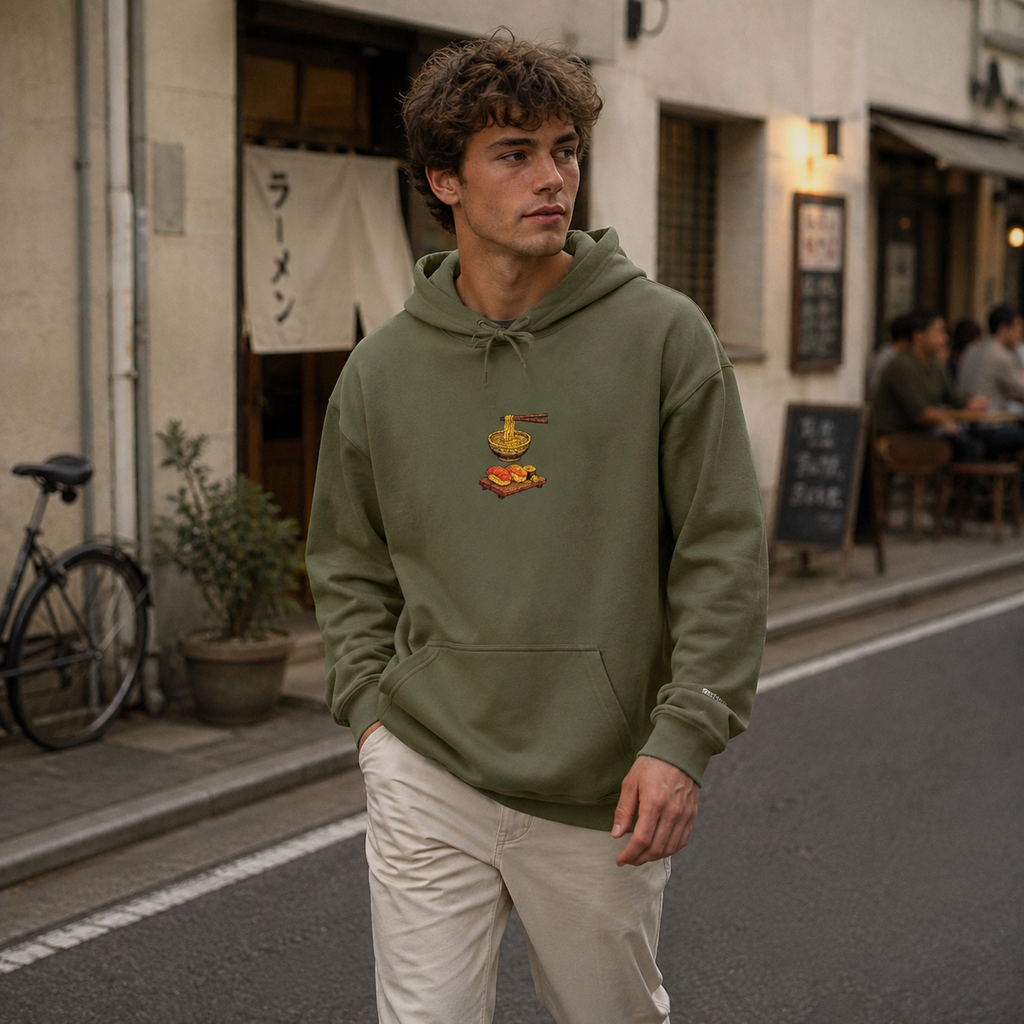 Ramen & Sushi Heavyweight Hoodie